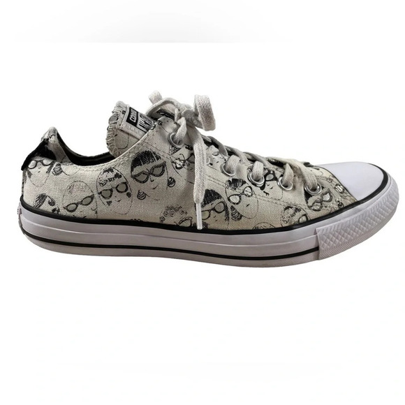 Converse x Andy  Warhol Low Top Sneakers size 9 - Picture 1 of 10
